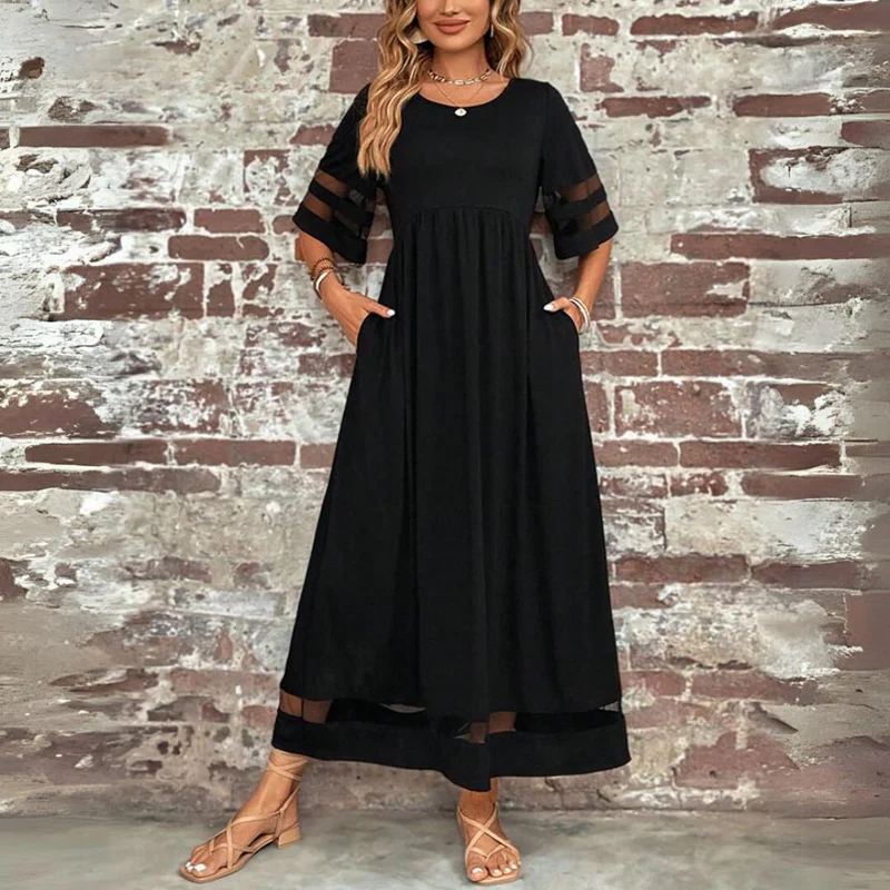 Cerelia | Chic Midi Dress with Tummy Control Design
