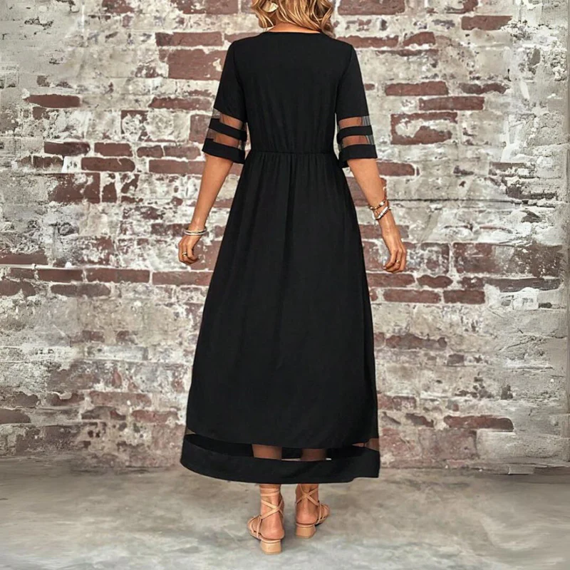 Cerelia | Chic Midi Dress with Tummy Control Design